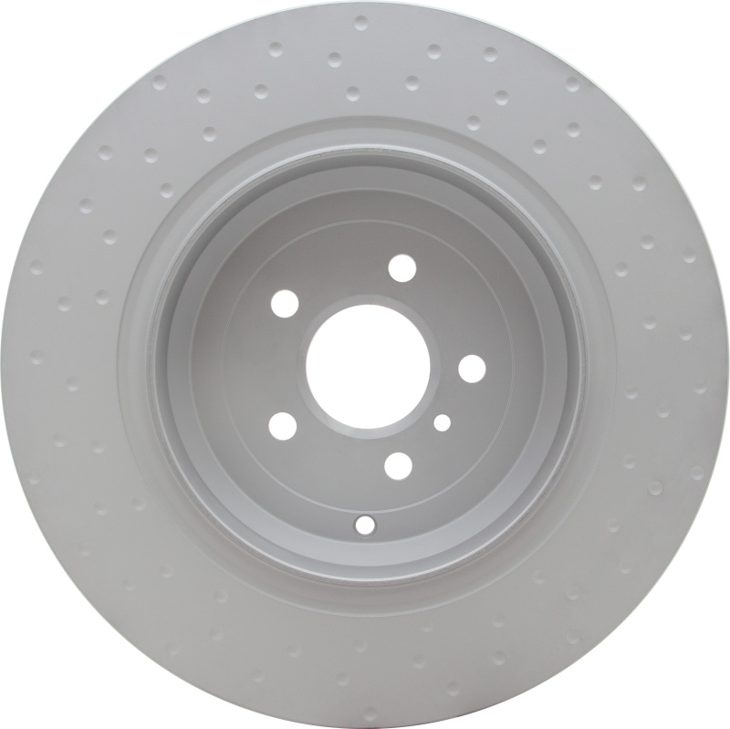 Mercedes-Benz R63 AMG Brake Rotor (1) - Rear - R1 Concepts - Hi-Carbon Alloy GEOMET Coated Rotor - Dimpled - `07-`11